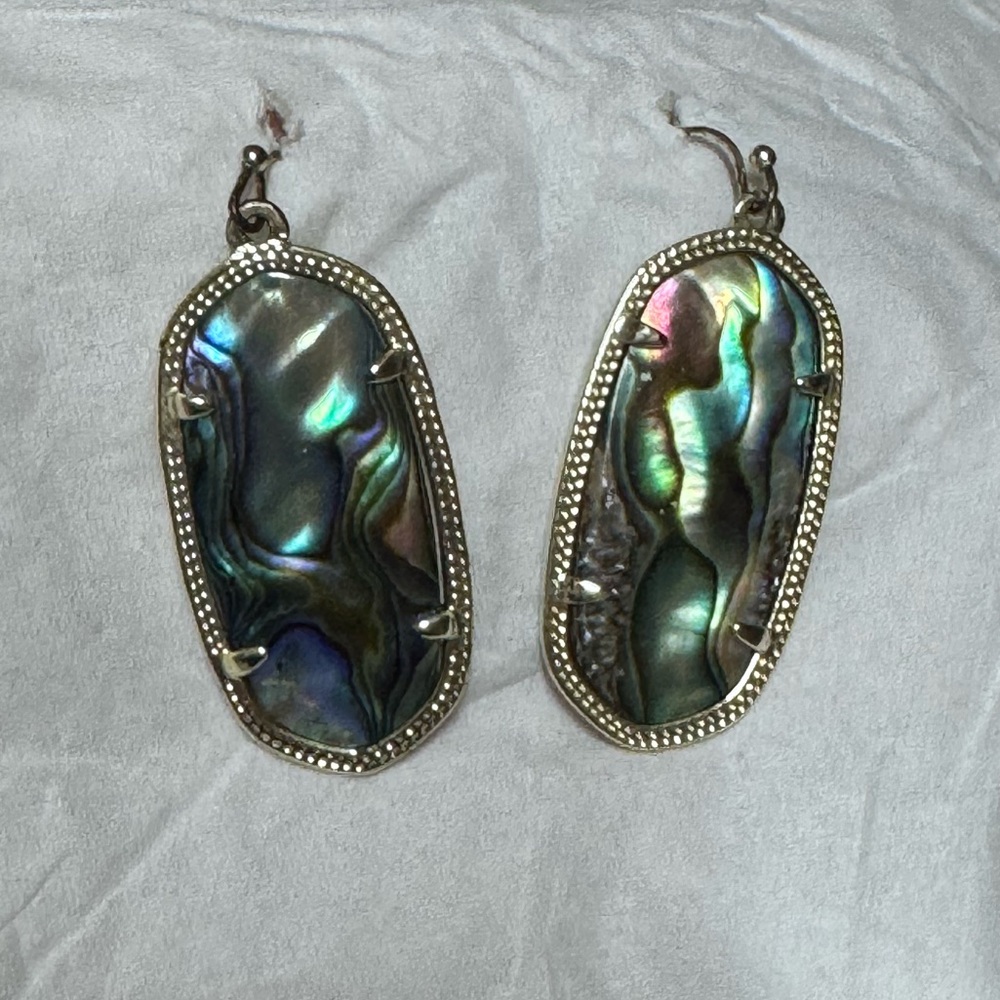 Kendra Scott earrings. Even more beautiful in person. Light weight.